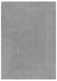 Сиво-бежов ръчно изработен вълнен килим 120x170 cm Border – Flair Rugs