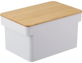 Кошница за бял хляб с бамбуков капак Yamazaki Tower - YAMAZAKI