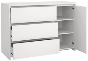 Бял скрин 119x84x48 cm Next – Tvilum