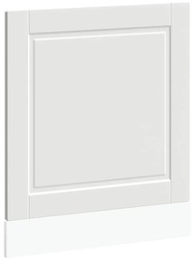 854137 vidaXL Панел за съдомиялна машина, Porto, бял, инженерно дърво