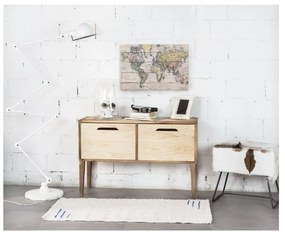 Табела за стена от борова дървесина , 40 x 60 cm Mapamundi - Really Nice Things