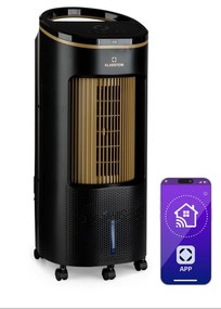 Klarstein IceWind Plus Smart, интелигентен охладител на въздуха 4 в 1, вентилатор, овлажнител, пречиствател на въздуха, управление с приложение
