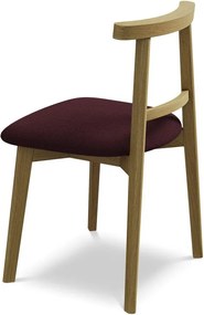 Бордо трапезен стол от масивна дървесина Ohelo – Makamii