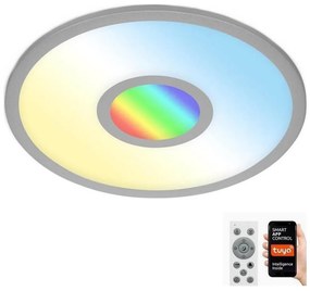 Brilo -LED RGB Димируем плафон CENTRO LED/24W/230V Wi-Fi Tuya + д.у.