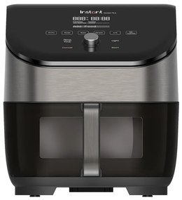 Фритюрник с горещ въздух Instant Pot Vortex Plus Clearcook 140309701, 1700W, 5.7 л, 6 програми, 35-205C, Вътрешно осветление, Черен