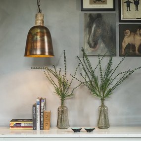 Висяща лампа в ретро стил мед с злато - Burn