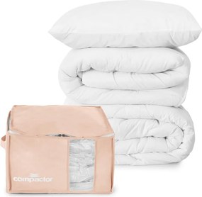 Вакуумна пластмасова кутия за съхранение на дрехи 42x40x25 cm Pink Edition – Compactor