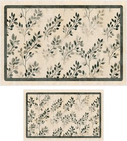 Бежови килими за баня в комплект 2 бр. 60x100 cm – Foutastic