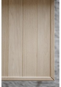 Масичка за кафе с дъбова дървена плоскост в естествен цвят ø 80 cm Deerfield – Rowico