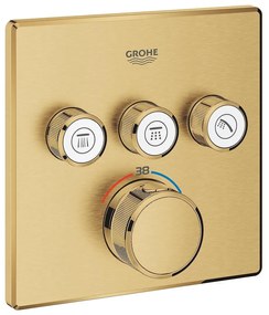 Термостат за вграждане, 29126GN0 Grohtherm SmartControl, Grohe, с 3 извода