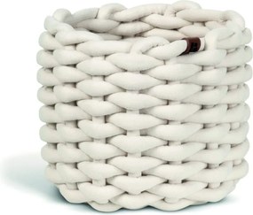 Текстилна кошница ø 21x17 cm Peach Skin Round S – Bigso