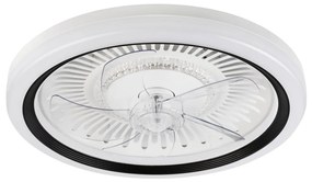 LED Плафониера с вентилатор GEMMA LED/37W/230V бял + д.у.