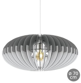 Eglo 32834 - Висящ полилей SOTOS 1xE27/60W/230V ⌀ 70см