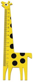 Дървена линийка във формата на жираф Жълт жираф - Rex London