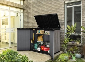 Сива пластмасова градинска кутия за съхранение Deco – Keter