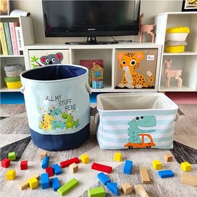 GINGER HOME Текстилен кош за играчки DINO