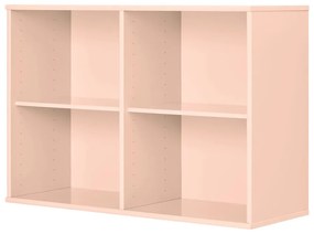 Светлорозова висяща библиотека 89x61x32,5 cm Mistral – Hammel Furniture
