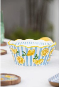 Жълта/светлосиня купа ø 16 cm Capri – Ladelle