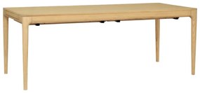 Сгъваема маса за хранене от дъбова дървесина 90x200 cm Heart'n'Soul - UMAGE