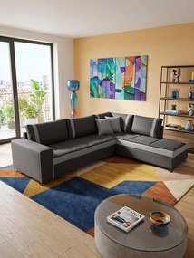 Ъглов диван Oscar-Kafe-Mpez-Αριστερή