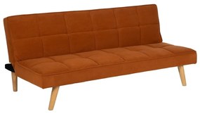 Шенилов разтегателен диван в тухлен цвят 175 cm – Ixia