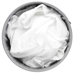 Кош за пране Brabantia 1004179, 60 л, Пластмасов капак, Пълнене без отваряне, Вентилационни отвори, Бял
