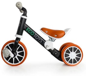 Детска триколка за баланс в черно ECOTOYS