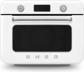 Мини фурна с комбинирана пара Smeg COF01WHEU, 1800 W, 10 функции, LCD дисплей, 40-230C, Бяла