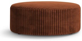 Табуретка от рипсено кадифе в тухлен цвят Dia – Micadoni