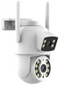 Immax NEO 07783L - Умна външна камера DOUBLE 355° P/T 2x2MP IP65 Wi-Fi Tuya