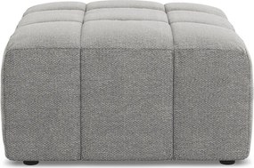 Сива табуретка от прежда с примки от букле Aloha – Makamii