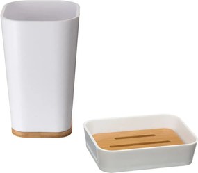 Чаша и сапунерка 5five Natureo - Черен