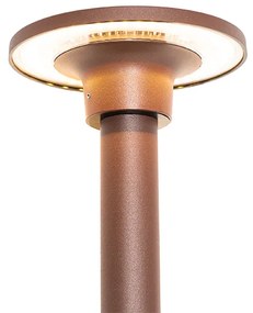 Модерен прожектор на кол ръждиво кафяв с LED IP54 - Skyf