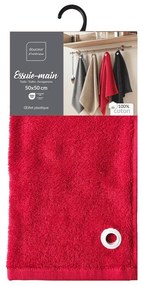 Червена памучна кърпа от тери 50x50 cm Cuistot – douceur d'intérieur