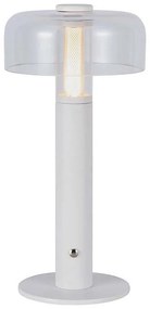 LED регулируема презареждаема настолна лампа LED/1W/5V 3000K 1800 mAh бяла