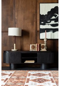 Тъмнокафява маса за телевизор от масивно манго 140x45x40 cm Kenji – Dutchbone