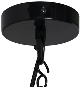 Комплект от 2 индустриални висящи лампи черни - Warrior