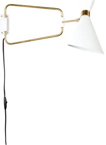 Бяла стенна лампа Shady - Zuiver