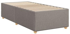 3284705 vidaXL Рамка за легло без матрак, таупе, 90x200 см, плат