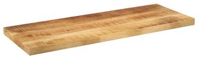 371283 vidaXL Плот за маса 80x20x2,5 см правоъгълен масивно дърво грубо манго