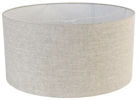 Текстилен абажур светлосив кръгъл 50/50/25