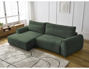 Тъмнозелен ъглов диван Aden – Bobochic Paris