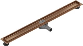 Mexen Flat 360° корпус за линейно оттичане, въртящ се 100 см, четкана мед - 1C40100