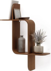 Двуетажен рафт от каучуково дърво в естествен цвят Montage - Umbra