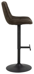 Тъмнозелен бар стол с регулируема височина (височина на седалката 86 cm) Adisa – Actona