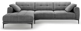 Сив ъглов диван (ляв ъгъл) Bemy – Micadoni