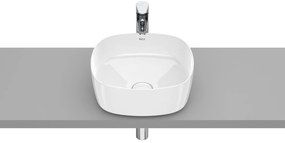 Мивка за баня A327502000, Roca, монтаж върху плот, бял, 37x37x14см