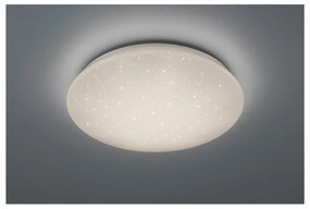 Бяло LED осветително тяло за таван Potz, диаметър 50 cm Trio Putz