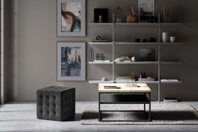 Пуф Wisdom-тъмно сиво