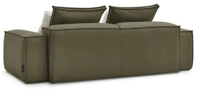 Зелен диван от изкуствена кожа 260 cm Boheme – Bobochic Paris